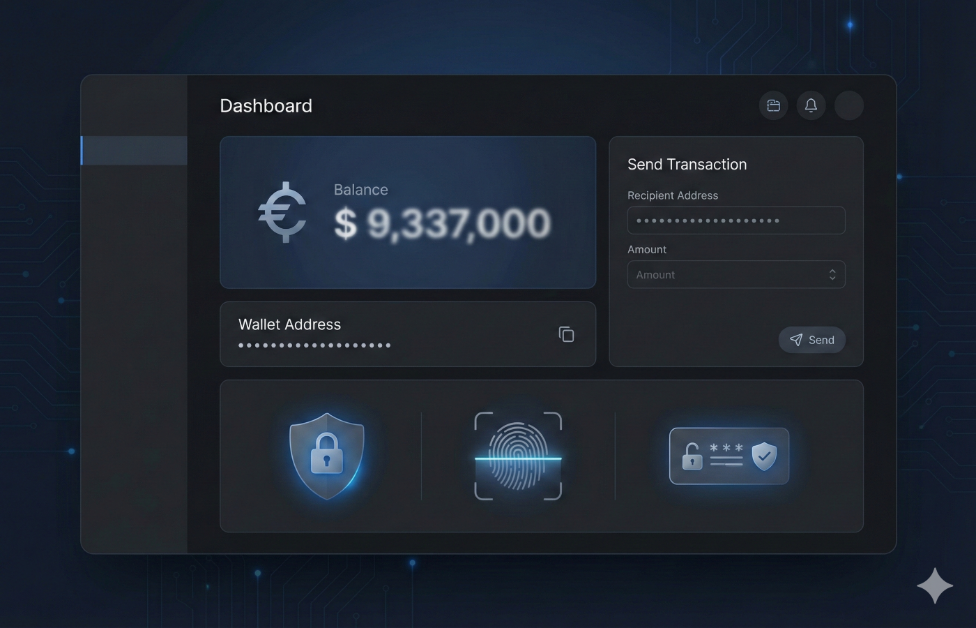 Wallet dashboard
